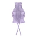 Lilac Rib Knit Halter Shirt Han1