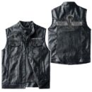 Custom Name Ford Shelby Gt500 2 Leather Vest - Personalized Logo Car Motorcycle Model