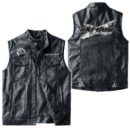 Custom Name Brp Ski-doo Leather Vest - Personalized Logo Car Motorcycle Model