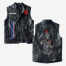 Suzuki Vest Leather Jacket, Vintage Style, Personalized Gift For Car And Motorcycle Loves