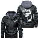 Acura Leather Jackets, Black And Brown Vintage Style, Customize Name And Any Logo, Car Or Motor Model