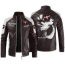 Custom Name Toyota Mr2 Contrast Leather Jacket - Personalized Logo Car Motorcycle Model