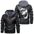 Custom Name Mclaren Skull Leather Jacket - Personalized Logo Car Motorcycle Model