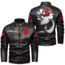 Suzuki Hayabusa Leather Jackets, Black And Brown Vintage Style, Customize Name And Any Logo, Car Or Motor Model