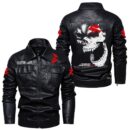 Suzuki Hayabusa Leather Jackets, Black And Brown Vintage Style, Customize Name And Any Logo, Car Or Motor Model