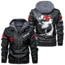 Suzuki Hayabusa Leather Jackets, Black And Brown Vintage Style, Customize Name And Any Logo, Car Or Motor Model