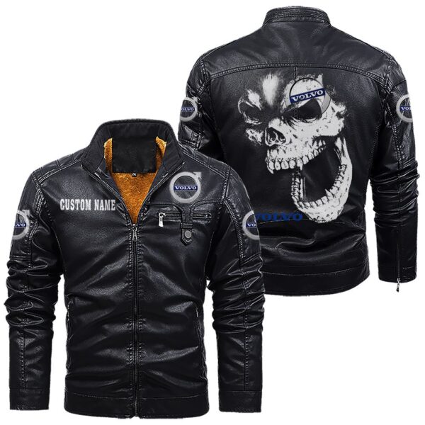 Suzuki Hayabusa Leather Jackets, Black And Brown Vintage Style, Customize Name And Any Logo, Car Or Motor Model - Image 9