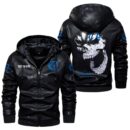 Custom Name Landini Skull Skull Leather Jacket - Personalized Logo Car Motorcycle Model