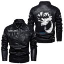 Custom Name Mazda Mx5 Skull Skull Leather Jacket - Personalized Logo Car Motorcycle Model
