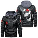 Custom Name Ursus Skull Leather Jacket - Personalized Logo Car Motorcycle Model