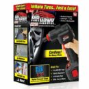 Air Hawk Pro Cordless Tire Inflator with LED Gauge, Rechargeable Battery, and 12V Adapter for Cars and Bikes