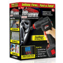 Air Hawk Pro Cordless Tire Inflator with LED Gauge, Rechargeable Battery, and 12V Adapter for Cars and Bikes