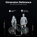 AKEZ Retro Electric Bike 1000W, 28mph, 94 Miles Range, 20"x4.0" Fat Tires, Full Suspension, UL Certified