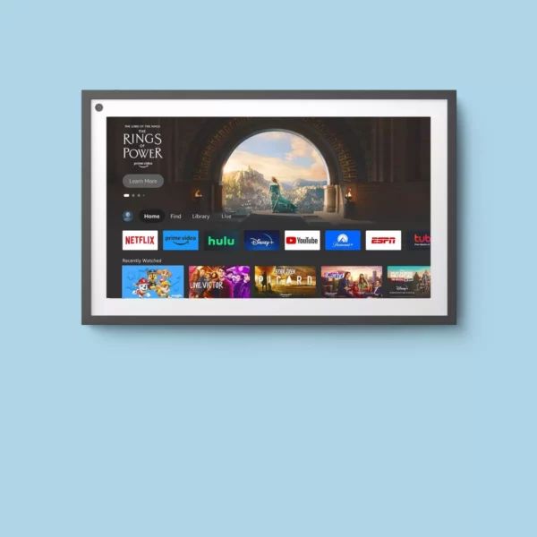 Amazon Echo Show 15 Smart Display with Alexa & Fire TV, 15.6" Full HD, White