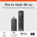 Amazon Fire TV Stick 4K Max, Wi-Fi 6E, Dolby Vision, 16GB, Alexa Remote