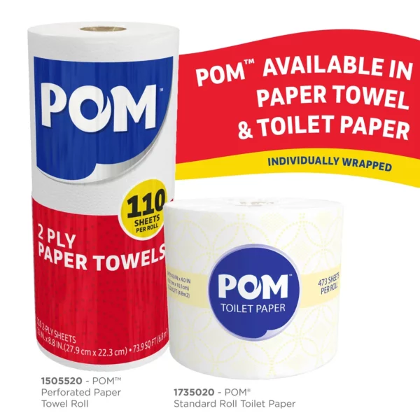 American Standart 2-Ply Bath Tissue, Septic Safe, 45 Rolls, Soft & Strong Toilet Paper - Image 4