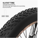 Aostirmotor 1500W Electric Mountain Bike, 26" Fat Tires, 48V 15Ah Battery, Aluminum Frame, Shimano 7-Speed, Disc Brakes, Adult Trail Bike