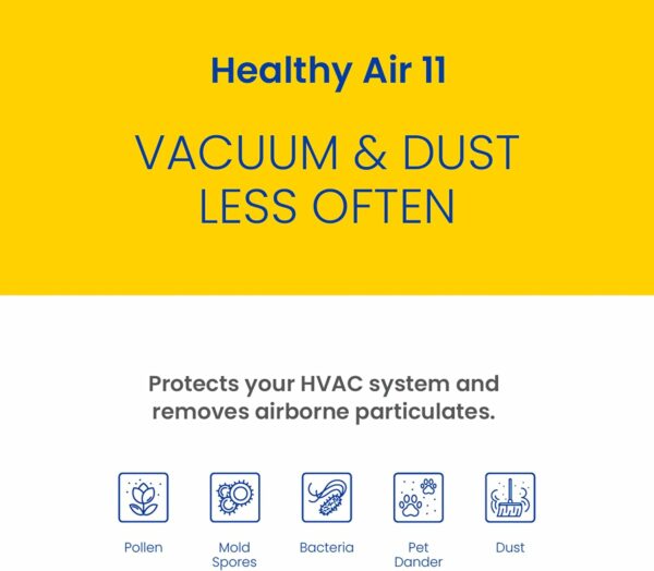 AprilAire 210 Replacement Filter MERV 11, 20x25x4, Whole House Air Purifier Accessory - Image 3