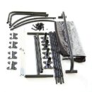 Arnold Deluxe Universal Snow Thrower Cab, Black - Fits 2 & 3-Stage Blowers, Includes Pouch & Reflective Fabric