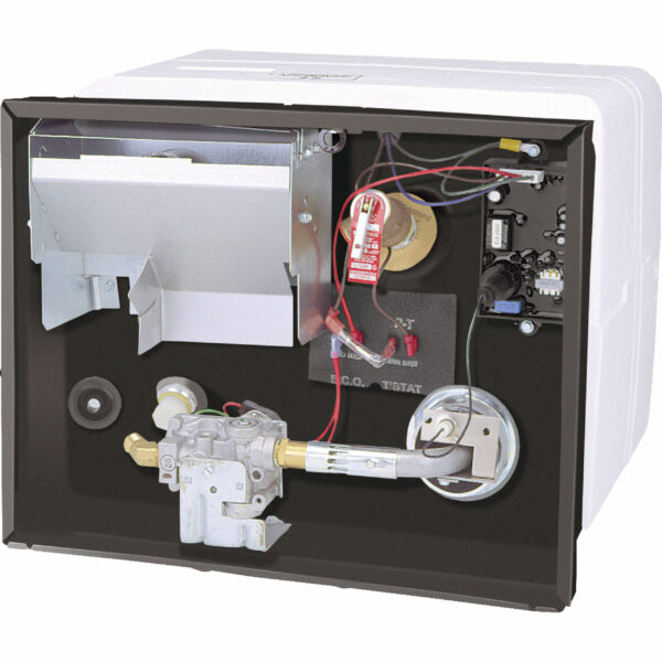 Atwood G6A-8E RV Water Heater, 6 Gallon, Gas, Polar White, Efficient U-Tube Design