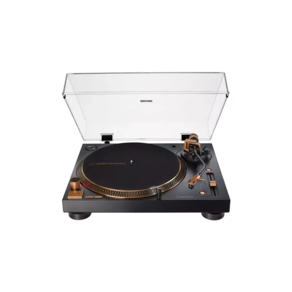 Audio Technica AT-LP120XUSB-BZ Bronze USB Turntable, Direct Drive, Built-in Preamp, Digital Conversion, 33/45/78 RPM