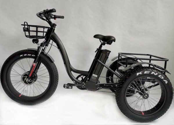 BaFang 750W Fat Tire Electric Tricycle, 23 mph, 55 Mile Range, Samsung Battery, Shimano 7-Speed