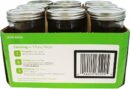 Ball 24 Oz Wide Mouth Glass Mason Jars with Lids, 9 Pack, Freezer Safe, Ideal for Canning