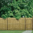 Barrette 6x8 ft Pressure-Treated Wood Privacy Fence Panel with Dog-Ear Design