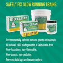 Bio-Clean Natural Drain Cleaner 2lb - Enzyme-Based, Eco-Friendly, 100 Treatments, Safe for Septic & Grease Traps