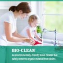 Bio-Clean Natural Drain Cleaner 2lb - Enzyme-Based, Eco-Friendly, 100 Treatments, Safe for Septic & Grease Traps