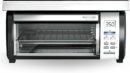 BLACK+DECKER SpaceMaker Under-Cabinet Toaster Oven, 9" Pizza Capacity, Digital Controls, Black/Stainless Steel