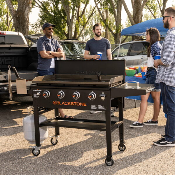 Blackstone 36" 4-Burner Propane Griddle with Hard Cover & Grease Management System - Image 2