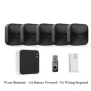 Blink Outdoor 5 Camera Kit - Wireless Weather-Resistant 1080p HD Security System with Night Vision & Local Storage