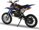 49cc Gas-Powered Mini Dirt Bike for Kids & Adults - 40 MPH, Disc Brakes, 150kg Capacity, Off-Road, Blue