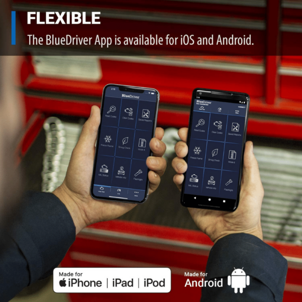 BlueDriver Bluetooth OBD2 Diagnostic Scan Tool for iOS & Android - Enhanced Vehicle Diagnostics - Image 4