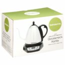 Bonavita 1.0L Variable Temp Gooseneck Electric Kettle, 1000W, Precise Pour, Silver