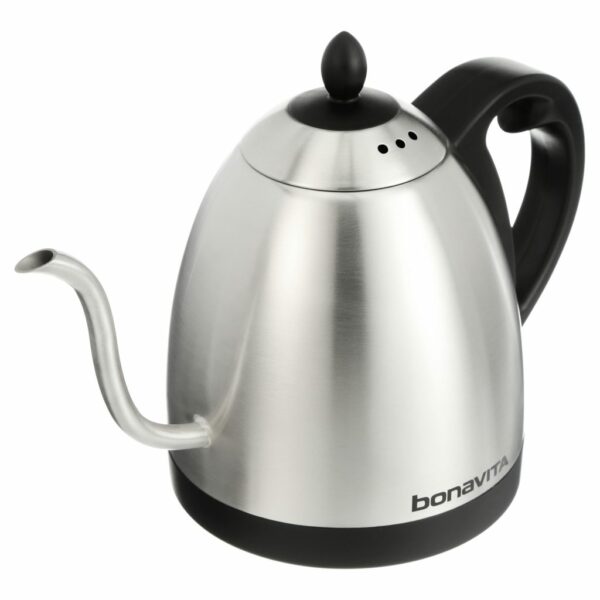 Bonavita 1.0L Variable Temp Gooseneck Electric Kettle, 1000W, Precise Pour, Silver - Image 9