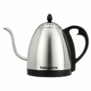 Bonavita 1.0L Variable Temp Gooseneck Electric Kettle, 1000W, Precise Pour, Silver