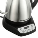 Bonavita 1.0L Variable Temp Gooseneck Electric Kettle, 1000W, Precise Pour, Silver