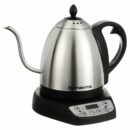Bonavita 1.0L Variable Temp Gooseneck Electric Kettle, 1000W, Precise Pour, Silver