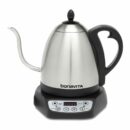 Bonavita 1.0L Variable Temp Gooseneck Electric Kettle, 1000W, Precise Pour, Silver