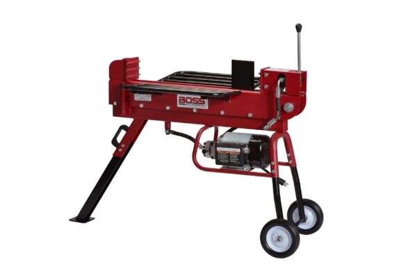 Boss Industrial 10-Ton Electric Log Splitter ED10T20, Dual-Action Wedge, 2.5 HP Motor