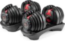 Bowflex SelectTech 552 Adjustable Dumbbells Pair, 5-52.5 lbs, Replaces 15 Sets, Fitness Equipment