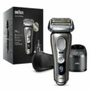Braun Series 9 Pro 9465cc Men's Wet & Dry Electric Shaver with Clean Station, Noble Metal