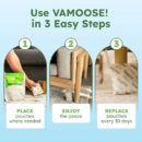 BugMD Vamoose Plant-Powered Rodent Repellent Pouches, Citronella Scent, 8-Pack