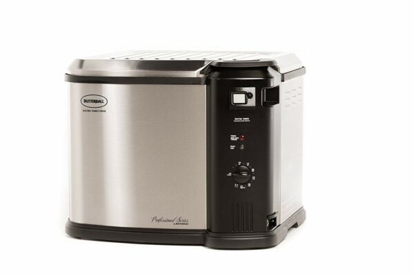 Butterball XL Electric Turkey Fryer, 20 lbs Capacity, Analog Controls, 1650W, Aluminum Basket, Easy Drain Valve
