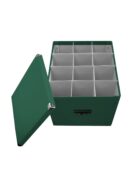 Byers' Choice Caroler Condo Storage Box, 12 Compartments, Durable Vinyl, 14"x15.5", USA Made