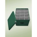 Byers' Choice Caroler Condo Storage Box, 12 Compartments, Durable Vinyl, 14"x15.5", USA Made
