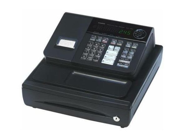 Casio PCR-T280 Cash Register - High-Speed Thermal Printer, Antibacterial Keyboard, 1200 PLUs, 8 Operators, 5 Department Keys - Image 3