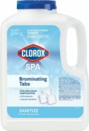 Clorox Pool & Spa Bromine Tablets - Low-Odor, Slow-Dissolving Sanitizer for Hot Tubs, 5LB